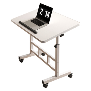 可移动床边桌可升降办公桌多功能笔记本电脑桌家用学生学习桌