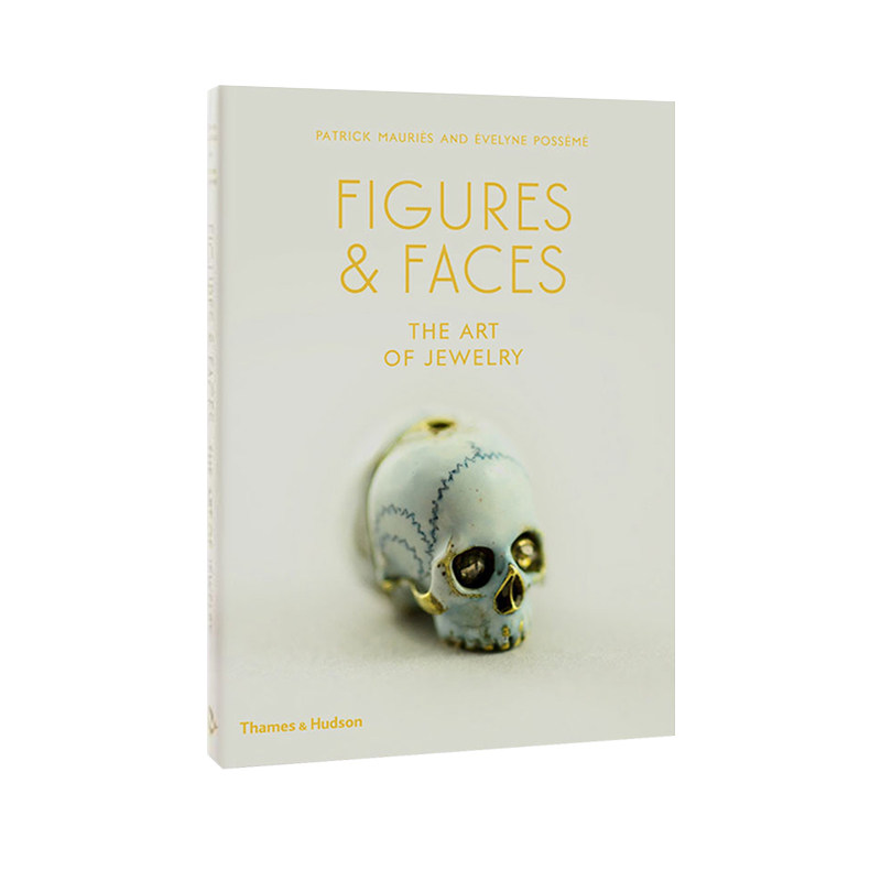 英文原版 骷髅头珠宝首饰设计参考指南艺术书 Figures and Faces: The Art of Jewelry 身体与脸孔珠宝设计艺术画册