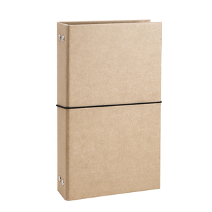 手帐替芯专用收纳壳 复古牛皮纸活页夹 可拆卸TN本芯整理收纳册