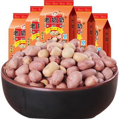 老奶奶五香红皮花生米坚果5包