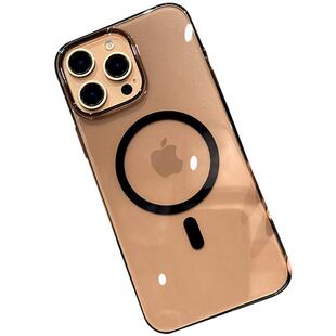 17e沙漠金超薄透明不发黄磁吸硬壳iphone16pro手机壳适用苹果15proMax无线充电13新款14plus保护套12男女潮pm
