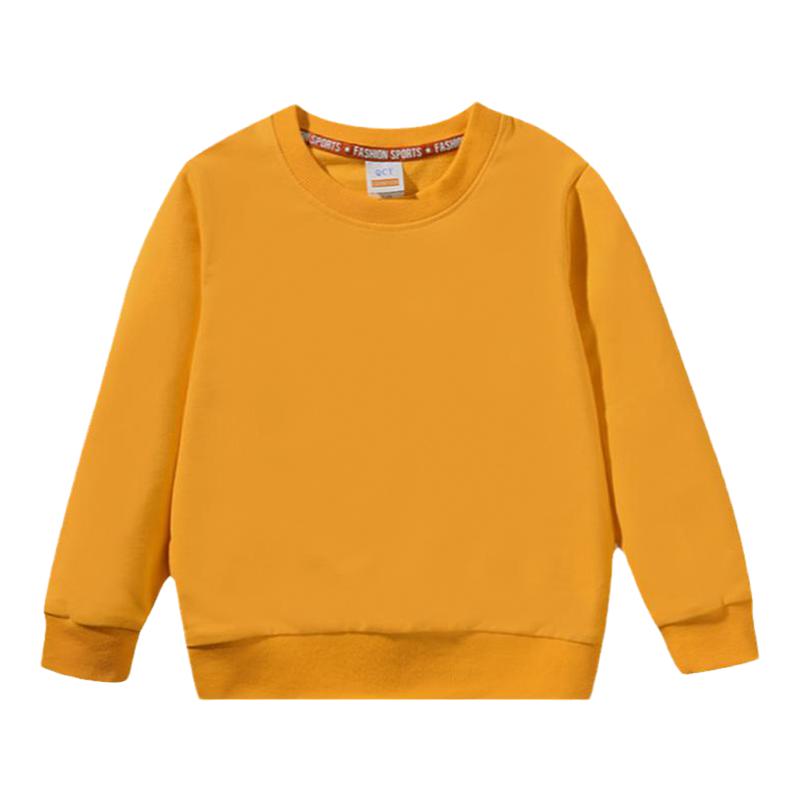 儿童卫衣定制小学生幼儿园班服定做圆领套头卫衣定做可印字印logo