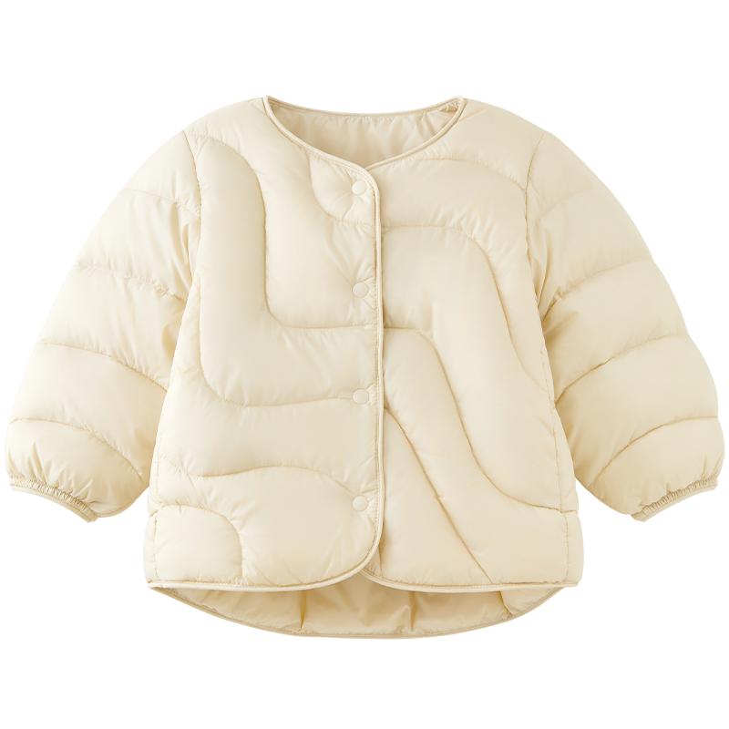 微狮牧尼白鹅绒宝宝羽绒内胆冬季保暖婴儿羽绒外套儿童轻薄羽绒服