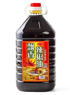 辣椒油大桶装广西5L装葱爆红油