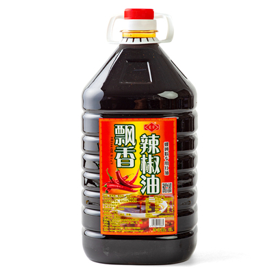 辣椒油大桶装广西5L装葱爆红油