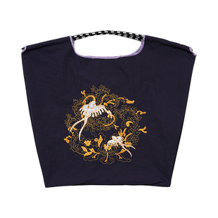 中国国家博物馆海晏河清刺绣手提包古风手拎包袋创意复古国潮礼物