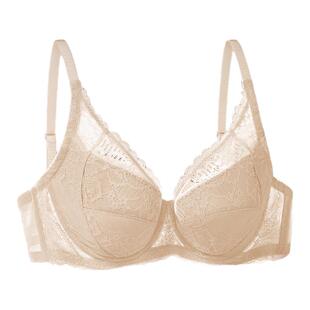 爱慕官方正品内衣女薄款大胸显小软钢圈性感调整型文胸罩AM124531