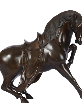 黄铜铸造将军马，商务开业礼品