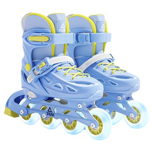 匹克儿童轮滑鞋男女童直排轮初学者溜冰鞋6到12岁专业旱冰滑冰鞋