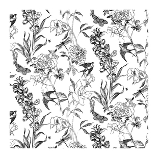 法式燕子卧室墙纸自粘家用房间床头电视背景墙壁纸贴防水防潮防霉