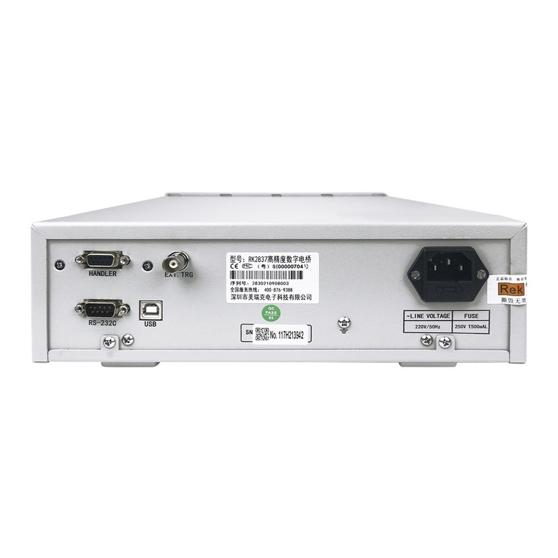 美瑞克高精度数字电桥测试仪测量仪电容频率RK2830/RK2837电感