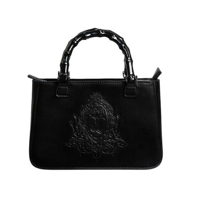 原创设计哥特亚文化竹节手提包