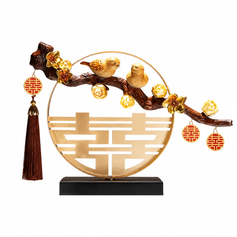 新中式高档新婚礼物送新娘送闺蜜订婚结婚礼品高级实用送礼摆件