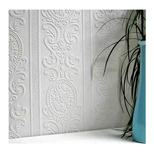 英国进口防裂立体3D发泡刷漆海基布墙纸法式复古美式网红现货壁纸