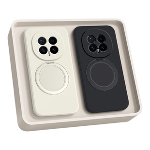 适用荣耀Magic8手机壳HonorMagic8Pro新款支点壳保护套majic液态硅胶华为魔术8全包防摔带支架honor男女外壳