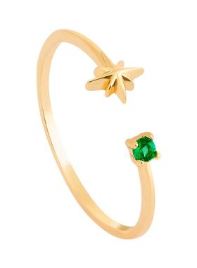 【自营】OSEWAYA戒指日系生日石开口戒指女诞生石食指戒节日礼物