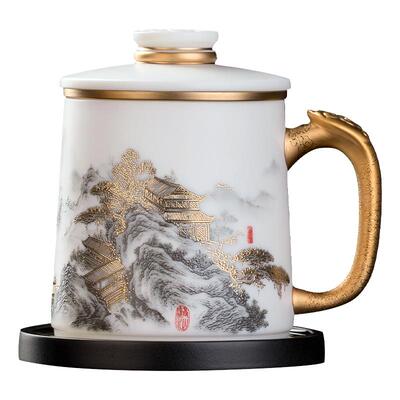 黄旭东大师《高山流水》办公杯