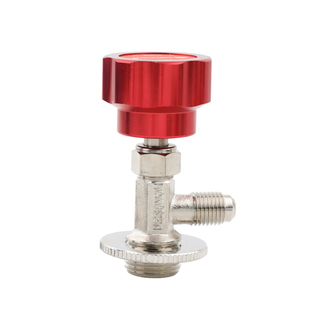 鸿森制冷剂雪种冷媒开瓶器雪冰种开启阀r22R134aR410空调加氟工具