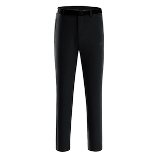 【风盾C24】伯希和户外软壳裤男冬季加绒保暖徒步登山裤运动裤子