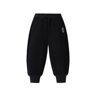 精典泰迪童裤儿童灯芯绒长裤男童秋冬束脚裤子保暖加绒裤子卡通