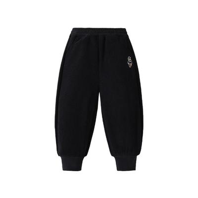 精典泰迪男童秋冬加绒灯芯绒长裤