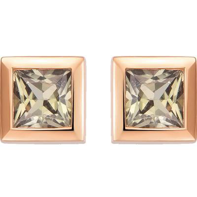 明牌珠宝甜蜜方糖蓝宝石耳钉