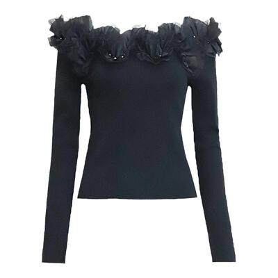 ANOTHERONE法式复古长袖打底衫