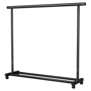 简易晾衣架落地室内家用挂衣架卧室移动衣服挂杆架阳台衣帽架伸缩