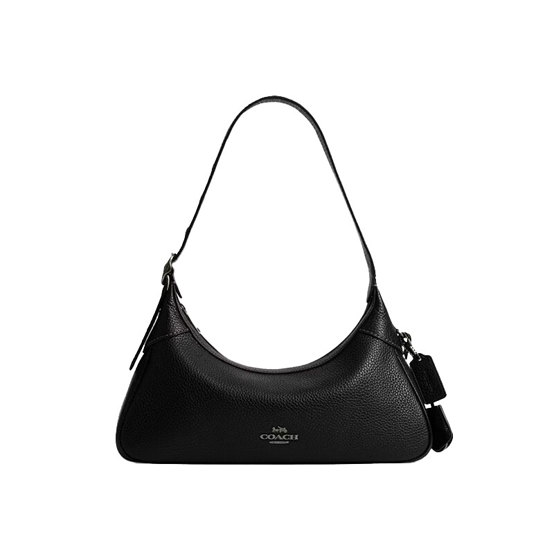 COACH/蔻驰官方 奥莱款Ella女士单肩斜挎手提包半月包CDV36