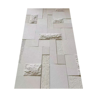 天然莱姆石背景墙米白米黄色大理石材别墅花园天井自然面石皮