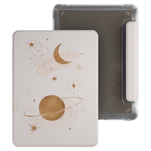 两只羊适用Kindle保护壳磁吸分离Kpw6套Paperwhite12代2024青春版colorsoft盖壳可拆卸透明壳Kpw3/4/5艺术风