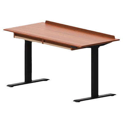 出乎生活密斯电动升降桌黄杨木