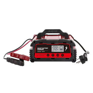 12V20A汽车电瓶充电器24V通用铅酸蓄电池启停AGM脉冲修复英文跨境