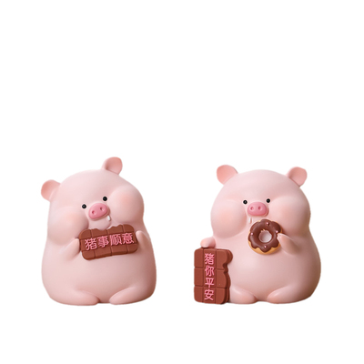 桌面装饰小摆件可爱风猪猪