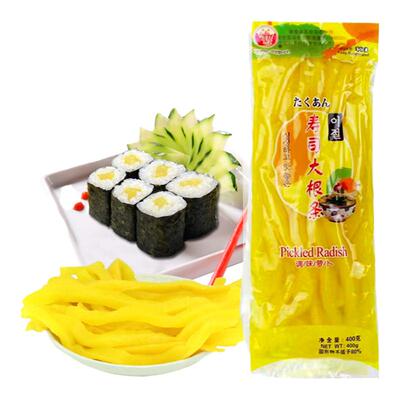 寿司料理黄萝卜材料食材