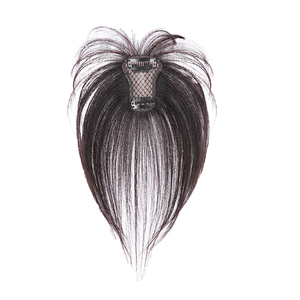 刘海假发女自然前额头顶补发假发片夏轻薄真发遮白发3d法式假刘海