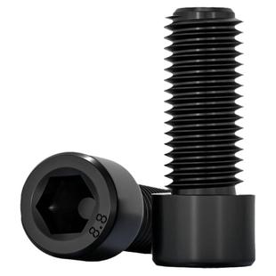 8.8级高强度杯头内六角螺栓圆柱头螺丝钉螺杆M4M5M6M8M10M12M16mm