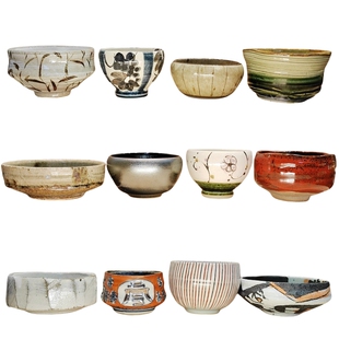 善渊现货 日本进口陶瓷钵碗抹茶碗汤碗茶具大杯子日料餐具料理盆