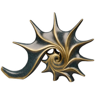 北欧轻奢创意海螺摆件办公室客厅酒柜桌面现代家居装饰软装工艺品