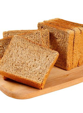 0脂肪0蔗糖粗粮全麦面包饱腹健身