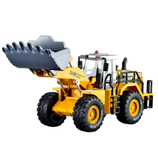 男孩铲车玩具合金超大号液压装载机推土压路机儿童挖掘工程车模型