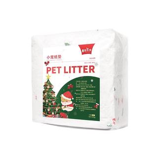 仓鼠圣诞纸棉无尘垫料超保暖用品吸水除臭金丝熊圣诞造景用品大全