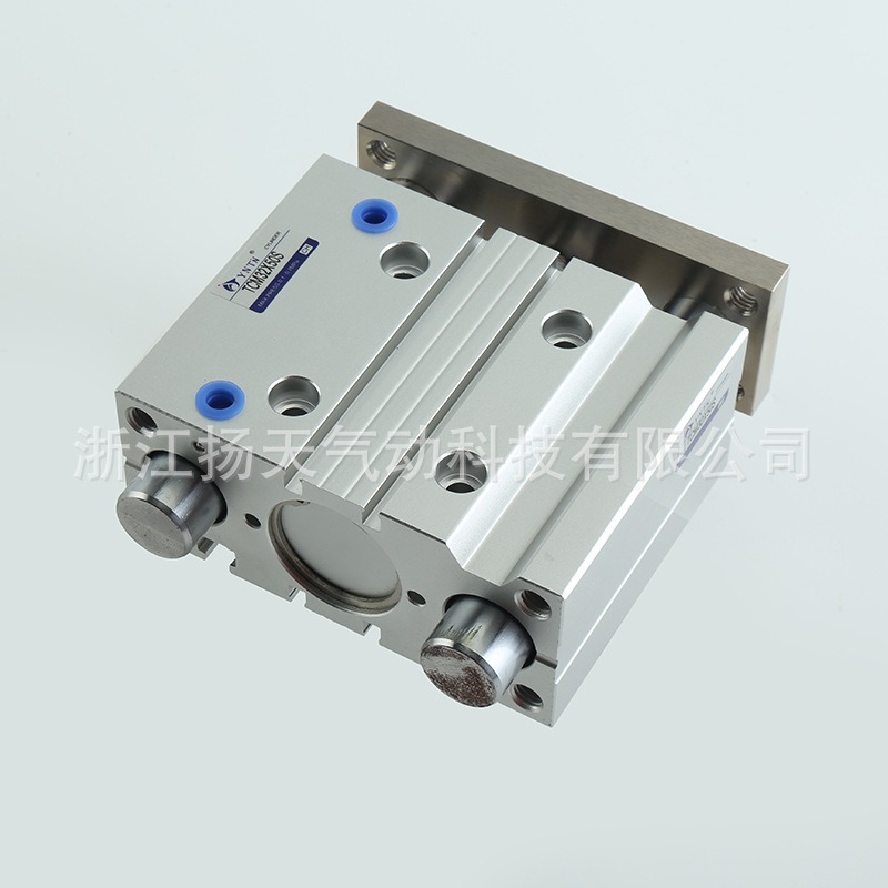 TCM系列 三轴三杆带导杆 加厚缸体导杆TCM32X50S/60s/70s三轴气缸