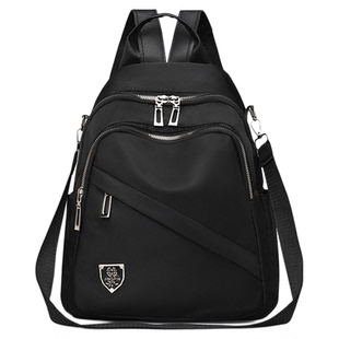 新款女士双肩包多用背包女生户外旅行随身时尚休闲尼龙布包学生包