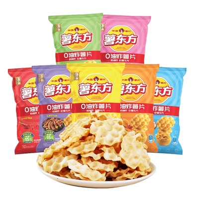 海玉石头薯片非油炸20g薯片