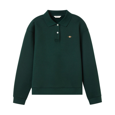 GANT/甘特女士翻领加绒休闲卫衣