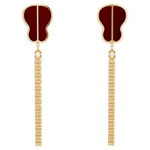 诺麟NOLYN绿天系列耳饰耳环吊坠红玛瑙小众原创设计新中式轻奢