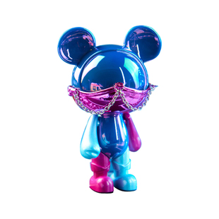 官方正版星际熊官方COSMOS时尚口罩盲盒玩具卡通男女潮玩摆件手办