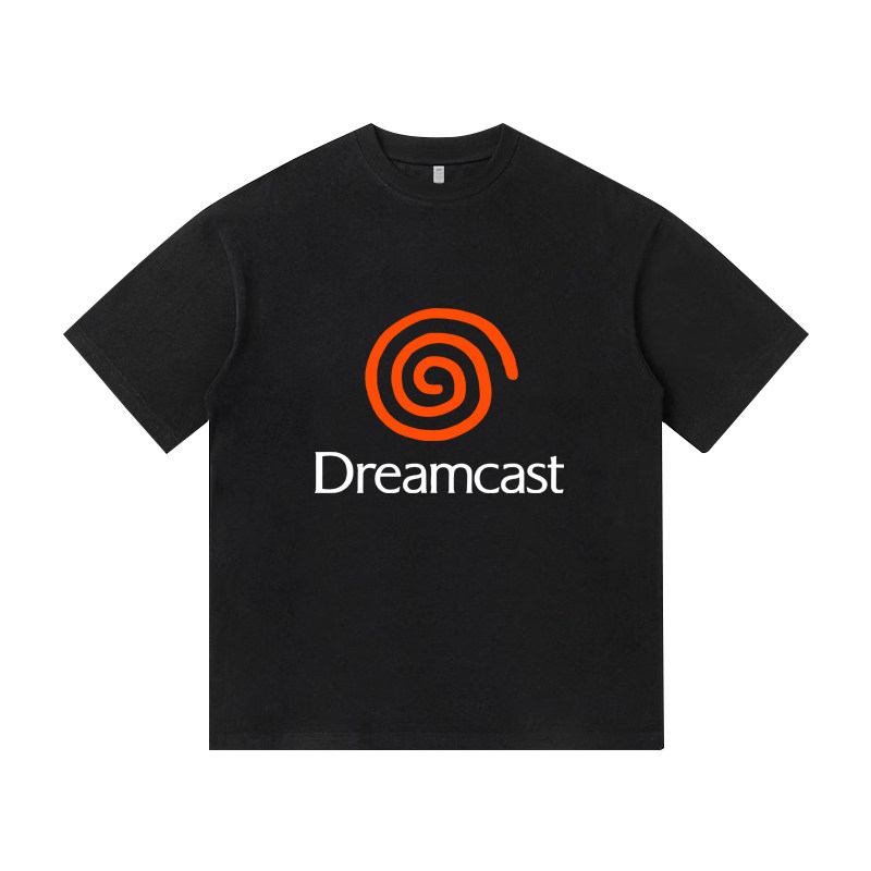 Dreamcast游戏机小众设计印花美式纯棉男装短袖T恤衫百搭休闲上衣