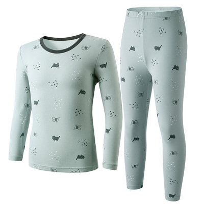 ab长袖精梳棉内衣A＆B刷绒保暖